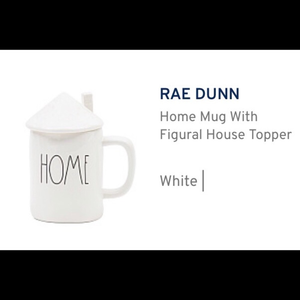 🌟NWT🌟 Authentic Rae Dunn Home Mug With Figural House Topper!